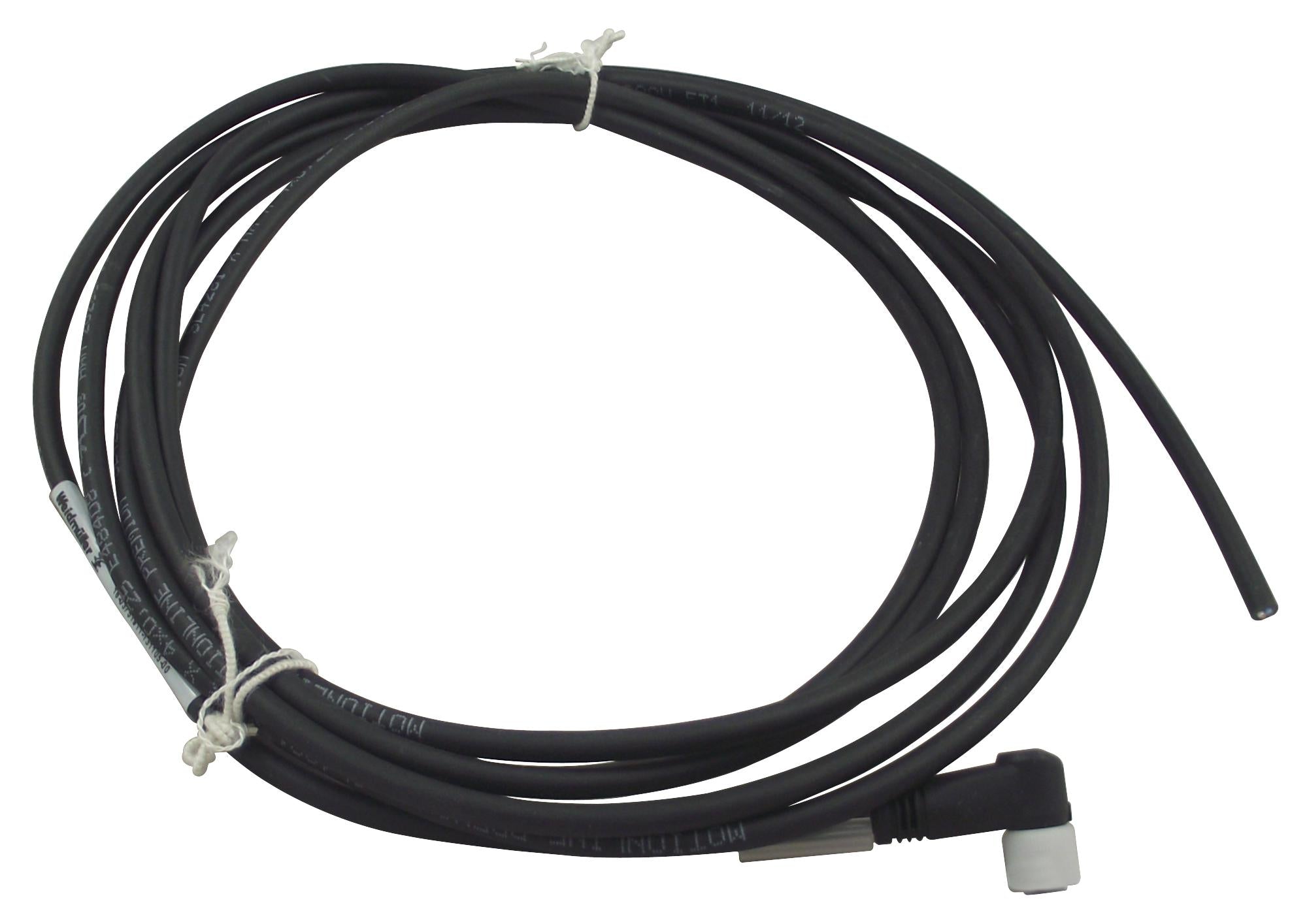 SAIP-M8BW-4-3.0U CONNECTOR, RCPT/FREE END, M8, 4 WAY, R/A WEIDMULLER