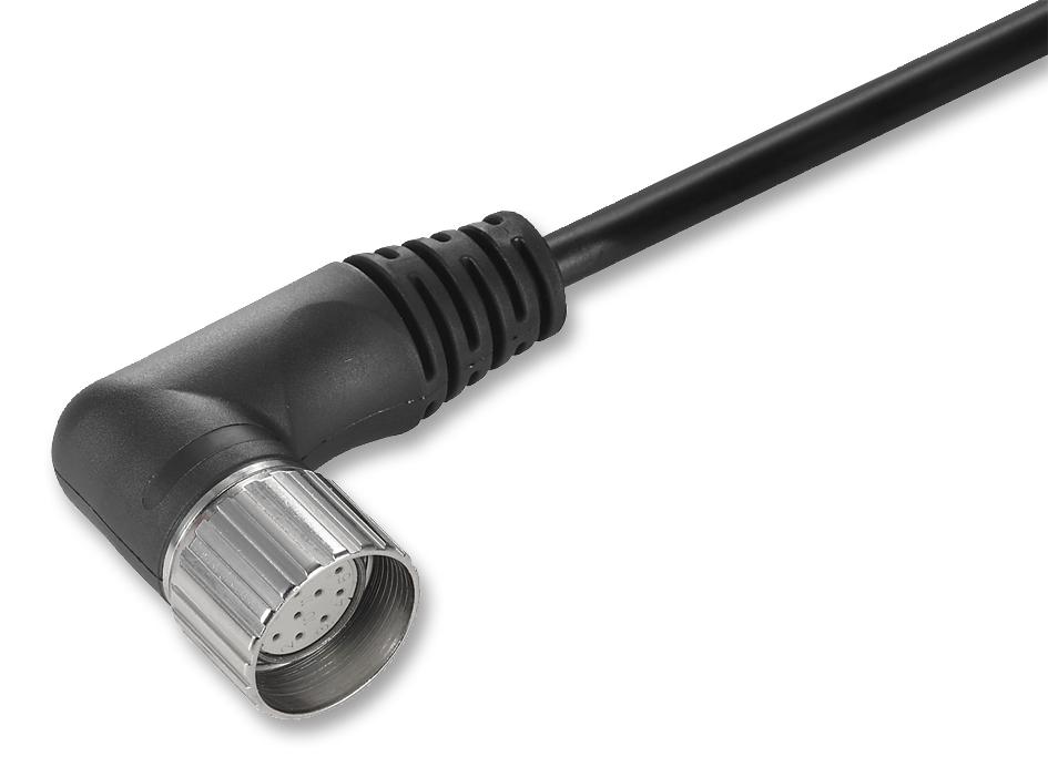 SAIB-M23-12P-AN-5.0M CONNECTOR, RCPT/ FREE END, M23, 12 WAY WEIDMULLER