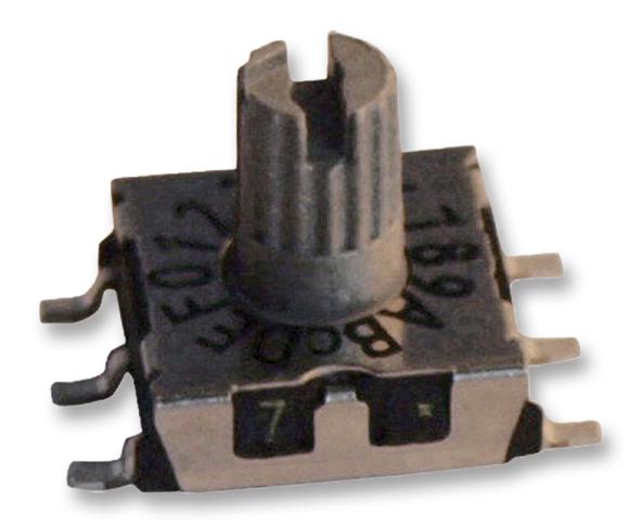 P25SMT303 SWITCH, ROTARY, 16POS, HEX, SMD, SPINDLE HARTMANN CONCO