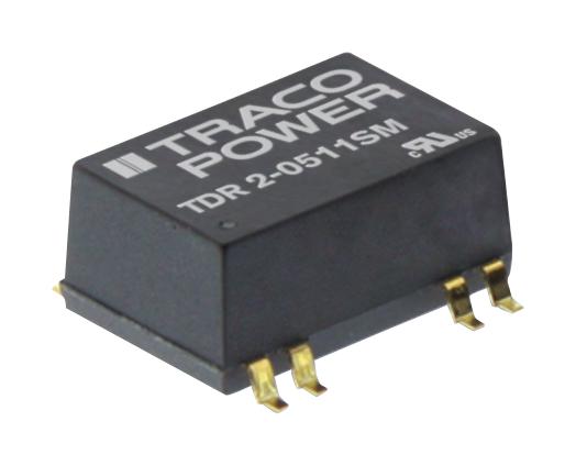 TDR 2-2422SM DC/DC CONVERTER, 2W, +/-12V, +/-0.083A TRACO POWER