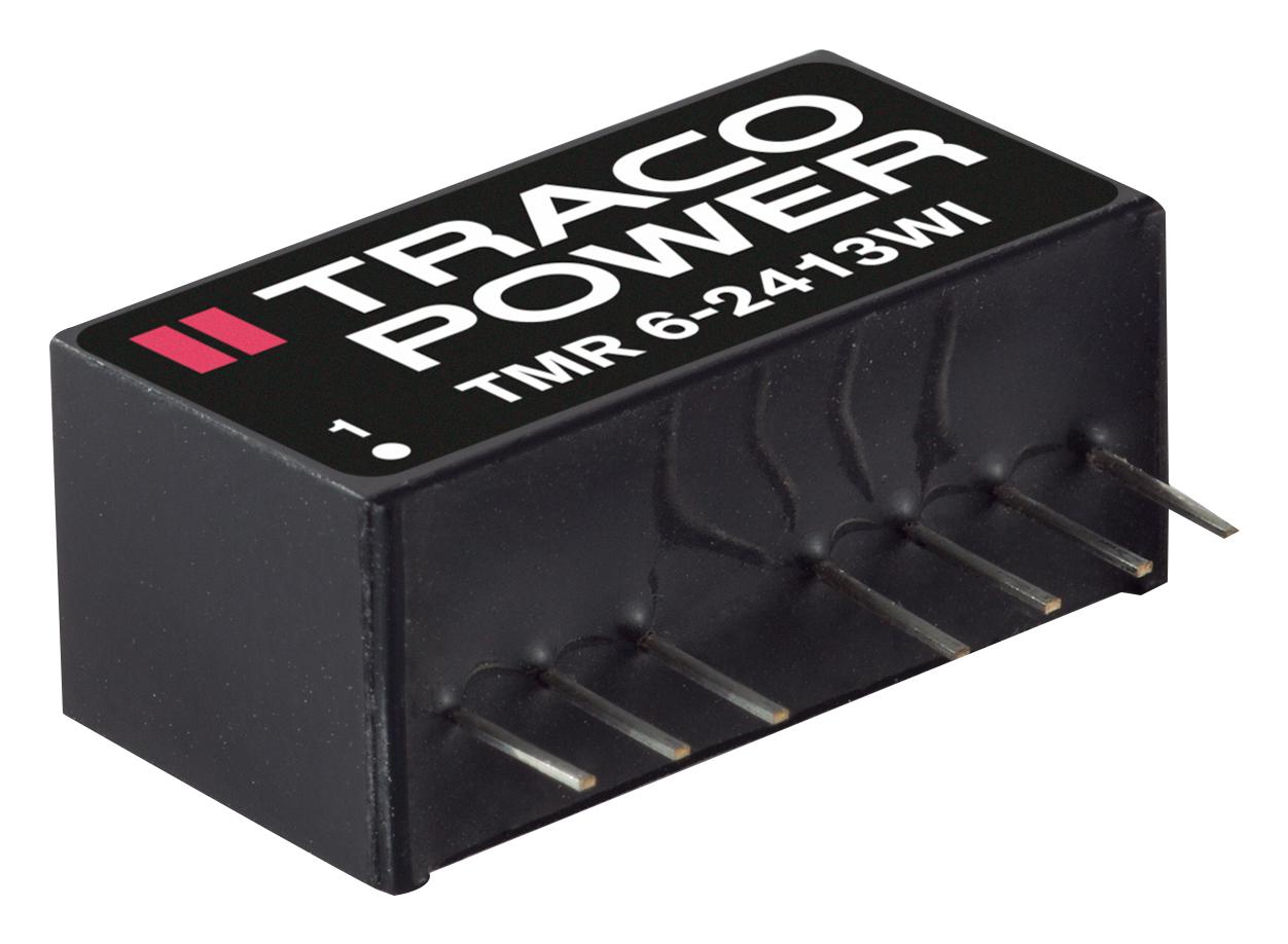 TMR 6-2412WI DC/DC CONVERTER, 6W, 12V, 0.5A TRACO POWER