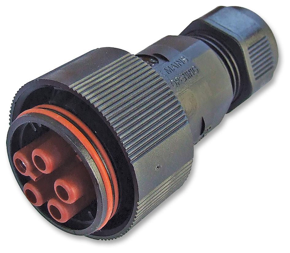 THB.405.B2E CIRCULAR CONNECTOR, RCPT, 6 WAY, CABLE HYLEC