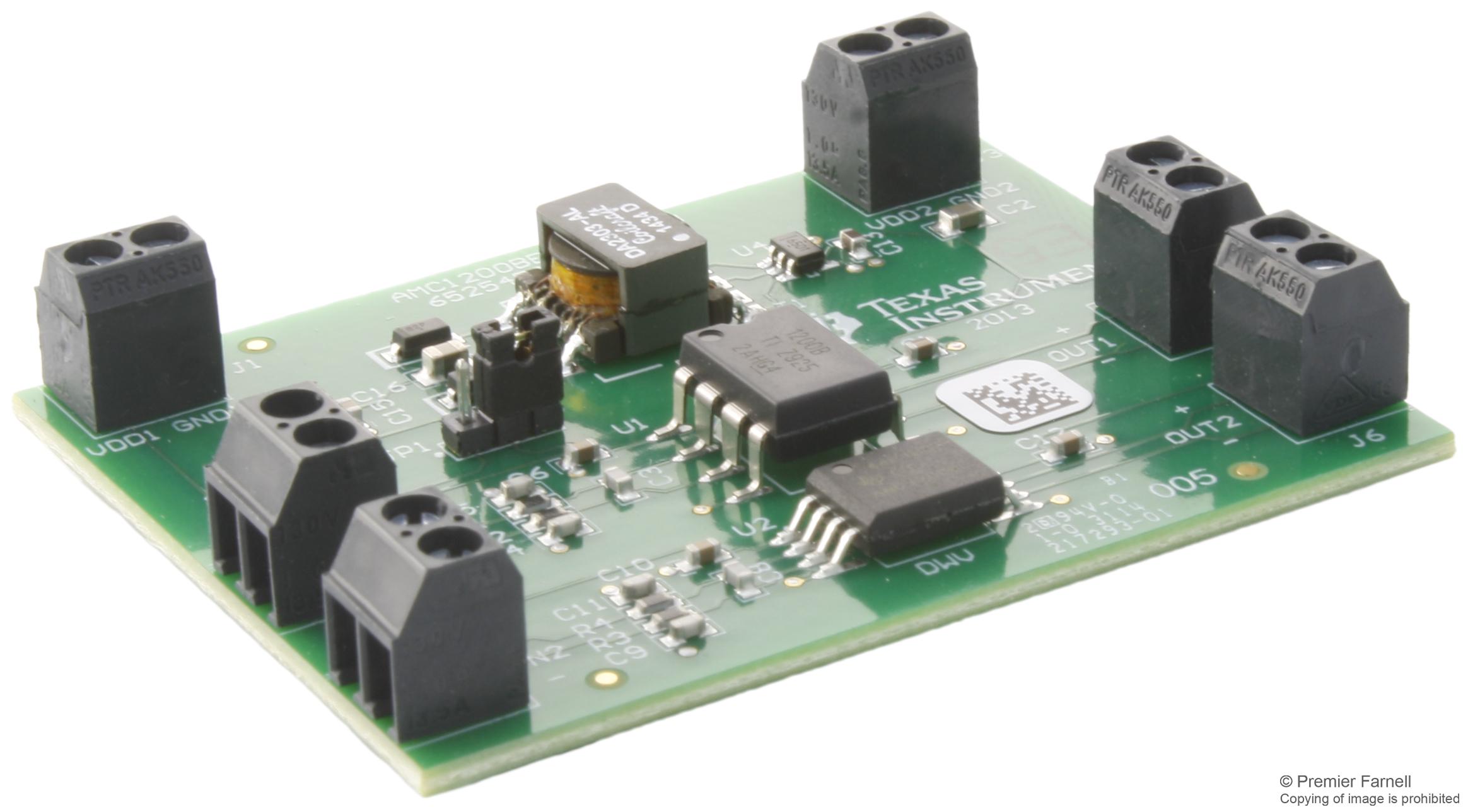 AMC1200EVM EVALUATION BOARD, ISOLATION AMPLIFIER TEXAS INSTRUMENTS