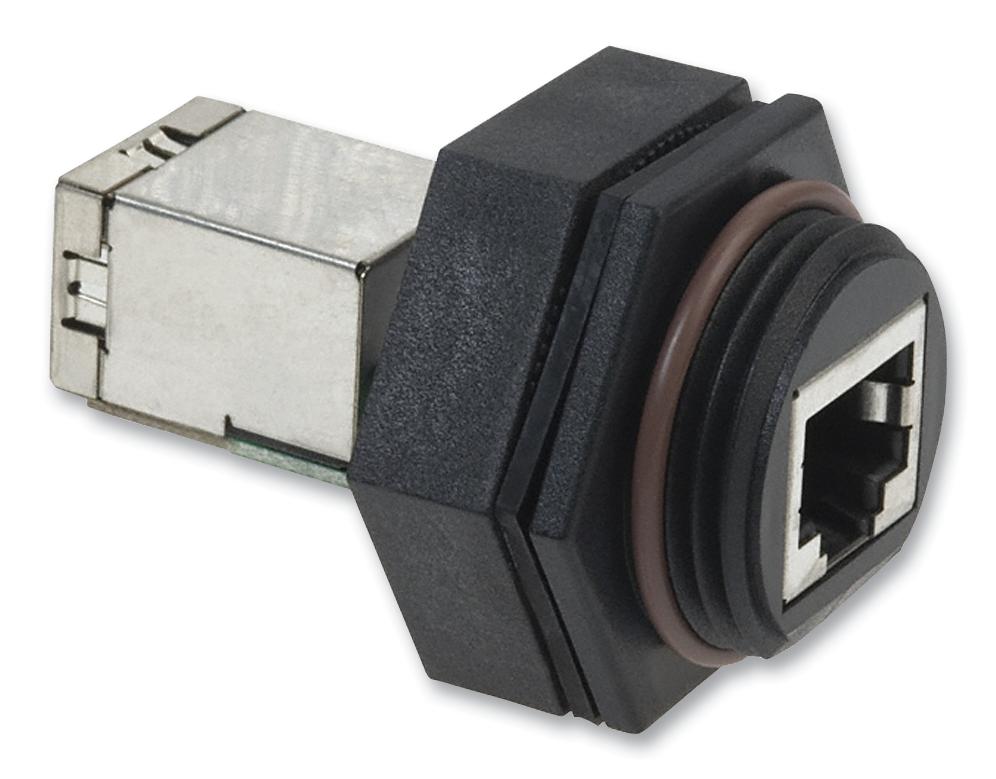 1546413-3 ADAPTOR, IN-LINE, RJ45, JACK-JACK, 8P8C TE CONNECTIVITY
