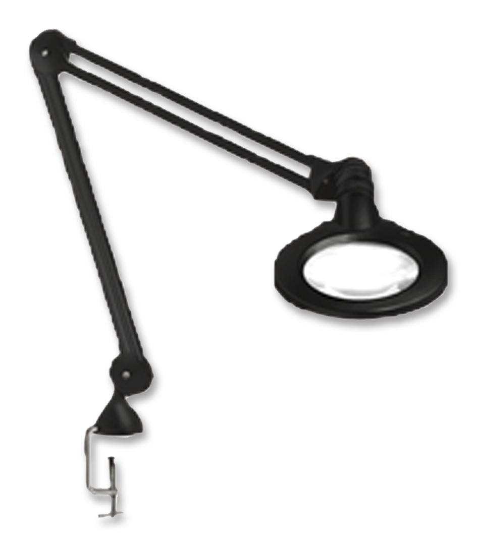 KFM LED ESD 3 DIOPTER LED MAGNIFIER, ESD SAFE, EU/GB PLUG GLAMOX LUXO