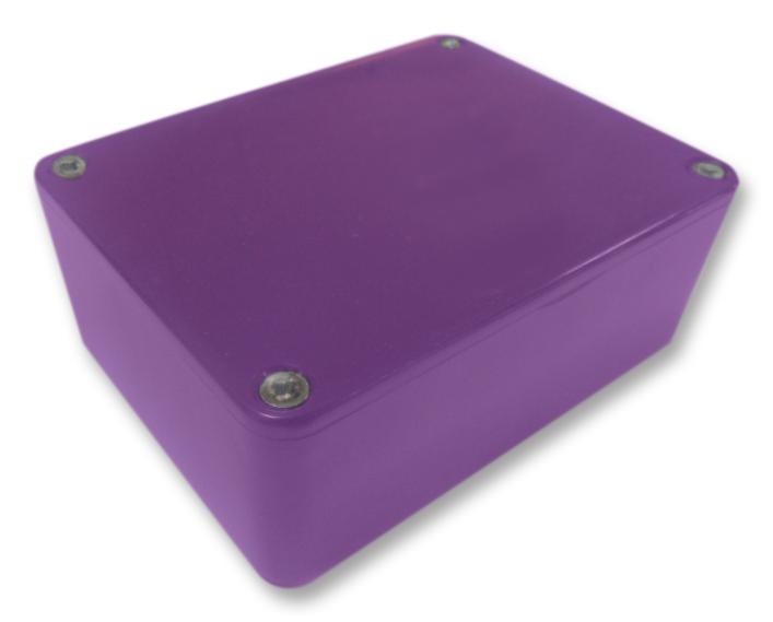 479-0160-8 ENCLOSURE, MULTIPURPOSE, ABS, PURPLE DELTRON ENCLOSURES