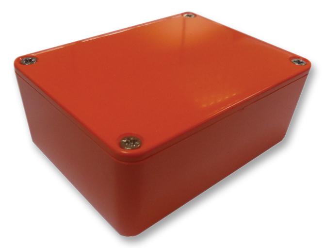 479-0160-10 ENCLOSURE, MULTIPURPOSE, ABS, ORANGE DELTRON ENCLOSURES