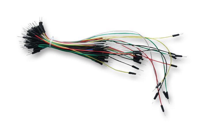 MCBBJ65 JUMPER WIRE ASSORTMENT, 65PCS, PK65 MULTICOMP