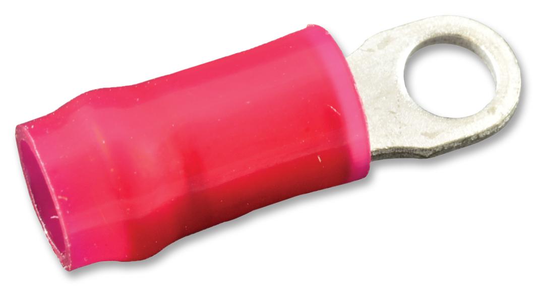 320882 TERMINAL, RING TONGUE, #4, CRIMP, RED AMP - TE CONNECTIVITY