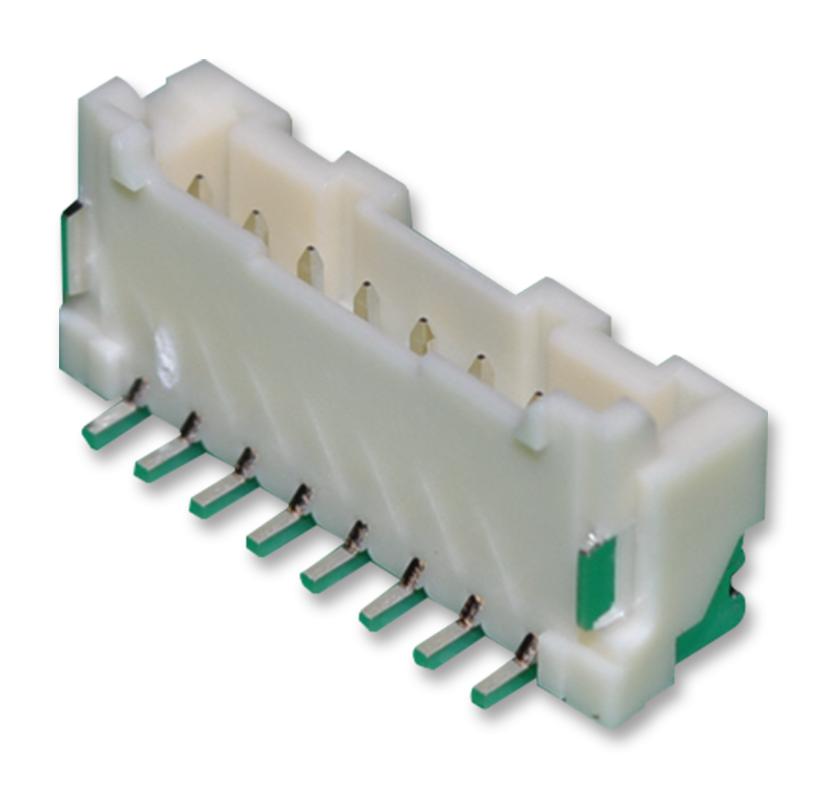 BM08B-PASS-1-TFT(LF)(SN) CONNECTOR, HEADER, 8POS, 1ROW, 2MM JST (JAPAN SOLDERLESS TERMINALS)