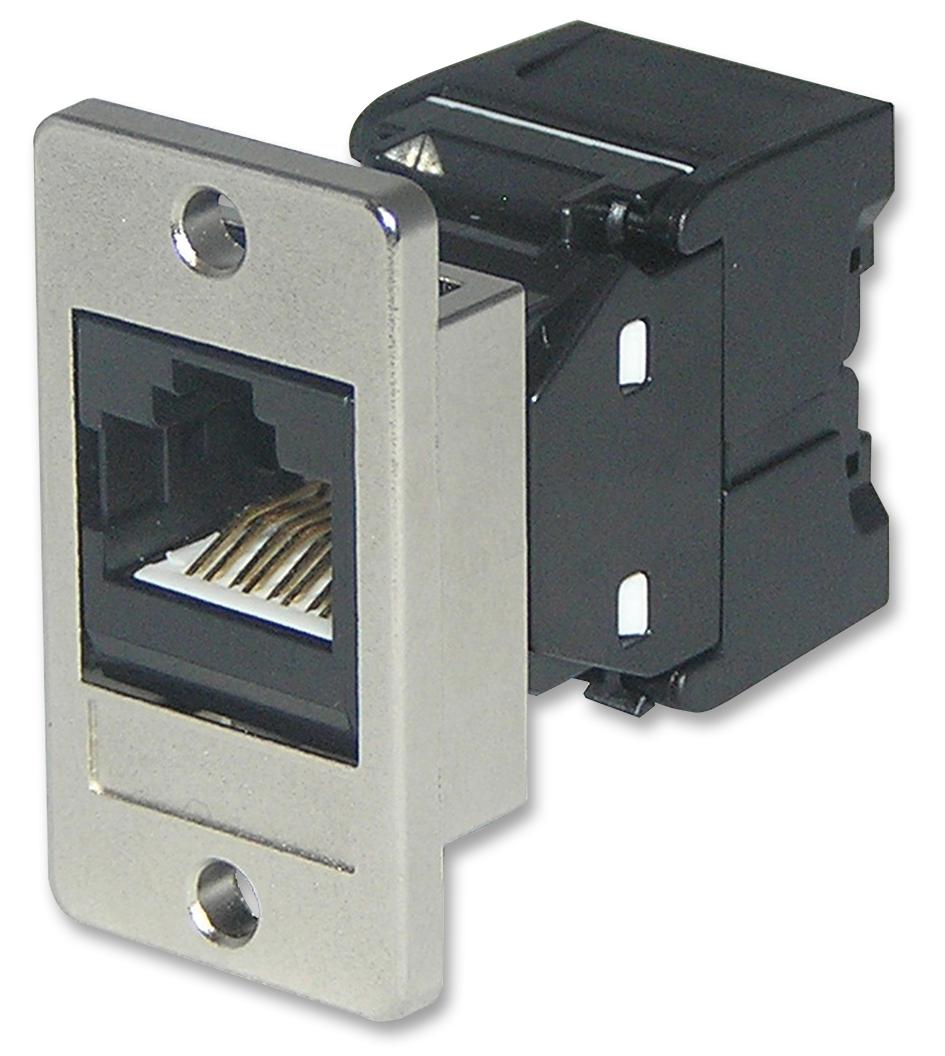 FKFBKPM COUPLER, RJ45, JACK, 8P8C, CAT5E TUK