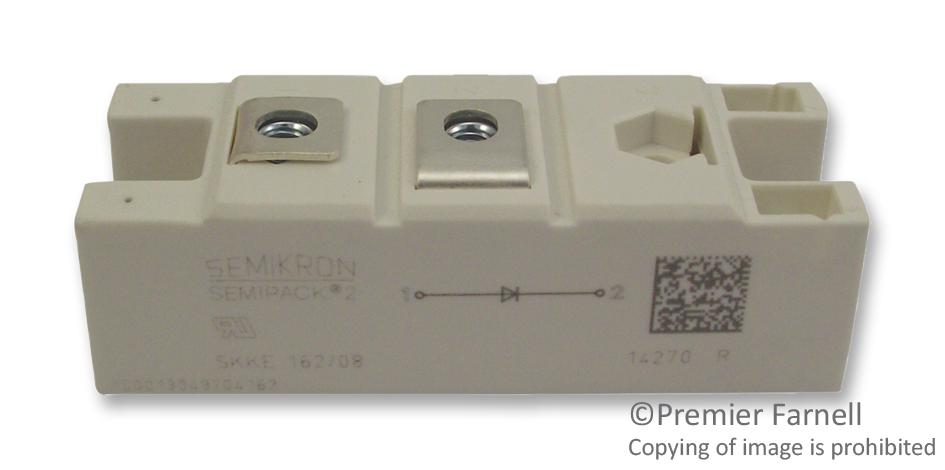SKKE 162/08 DIODE, MODULE, 195A, 800V SEMIKRON