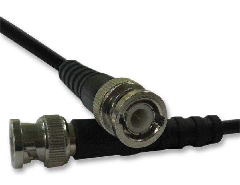 115101-19-M1.50 COAXIAL CABLE, RG58/U, BNC PLUG, 1.5M AMPHENOL CONNEX