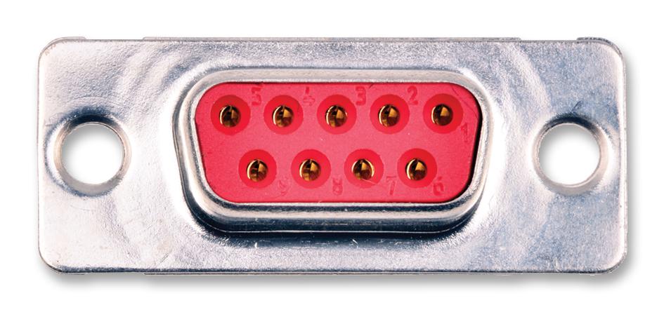 172704-0044 D SUB CONN, RCPT, 9POS, SOLDER MOLEX / FCT