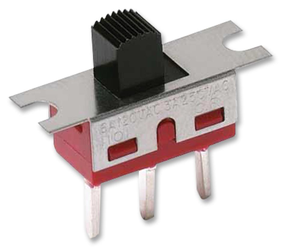 1101M2S3AV2QE2 SLIDE SWITCH, SPDT, R/A, ON-ON C&K COMPONENTS