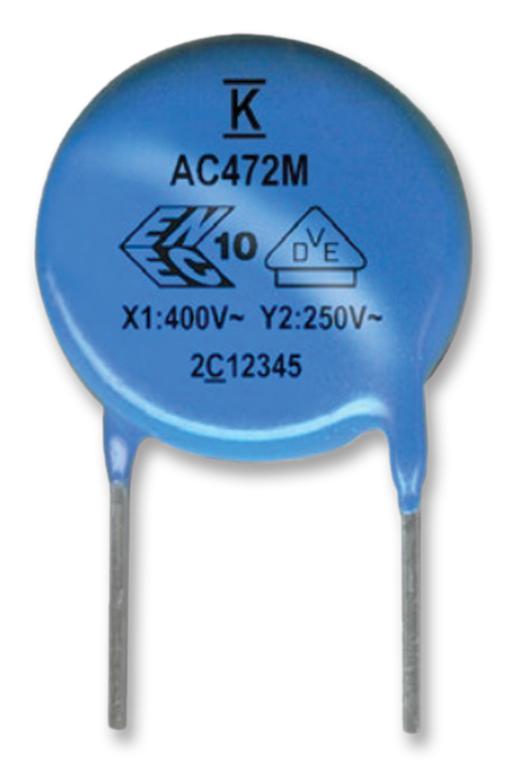 C941U332MVVDBA7317 CAP, 3300PF, 400VAC, 20%, Y5V KEMET