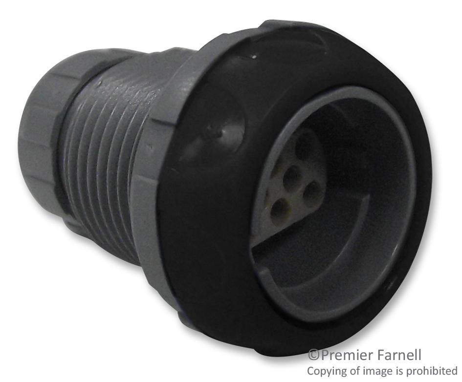 SKN.M08.GLLN CIRCULAR CONNECTOR, RCPT, 8POS, PANEL LEMO