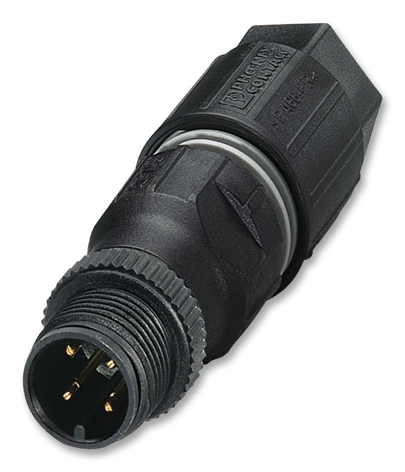 SACC-M12MS-4QO-0,75 SENSOR/ACTUATOR PLUG, M12, 4POS PHOENIX CONTACT