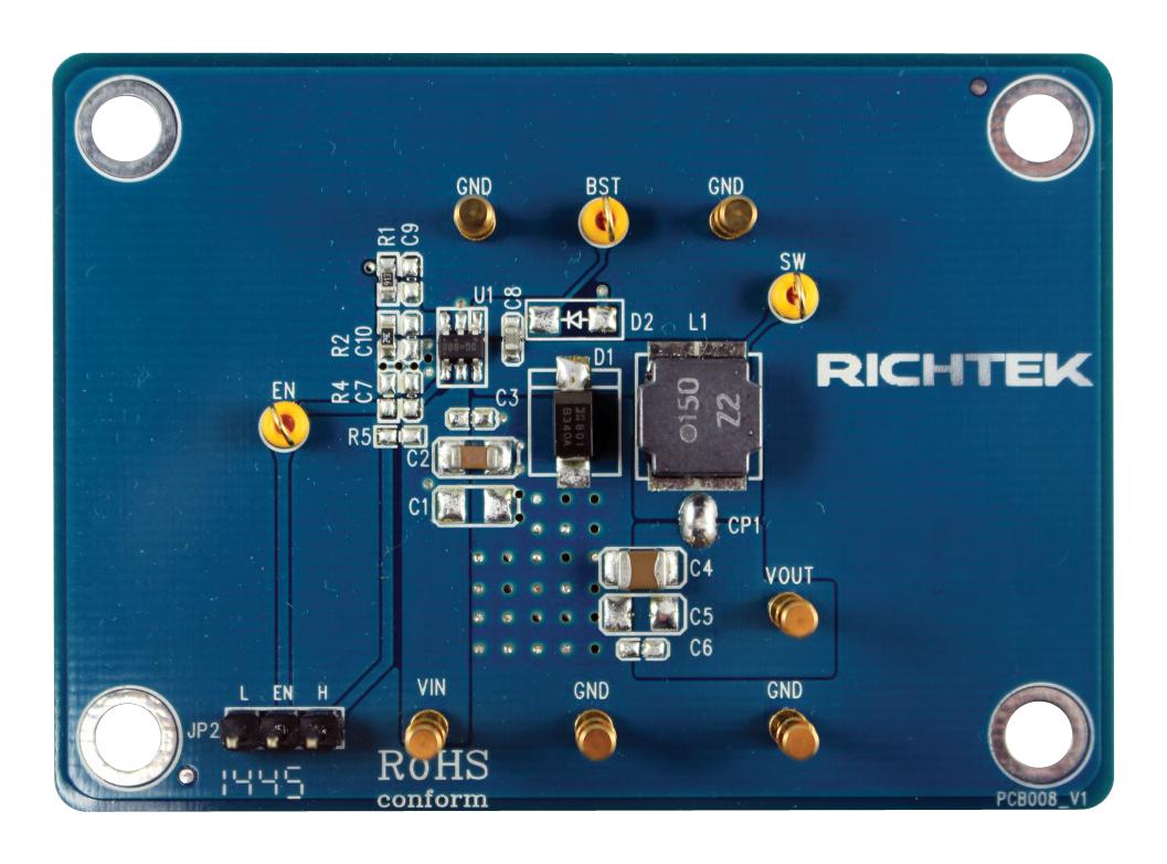 EVB_RT6200GE EVALUATION BOARD, STEP-DOWN CONVERTER RICHTEK