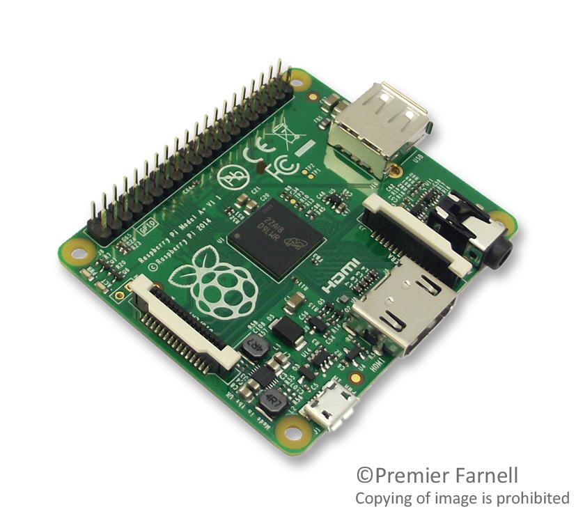 RASPBRRY-MODA+-512M. SBC, RASPBERRY PI MODEL A+ 512MB RASPBERRY-PI