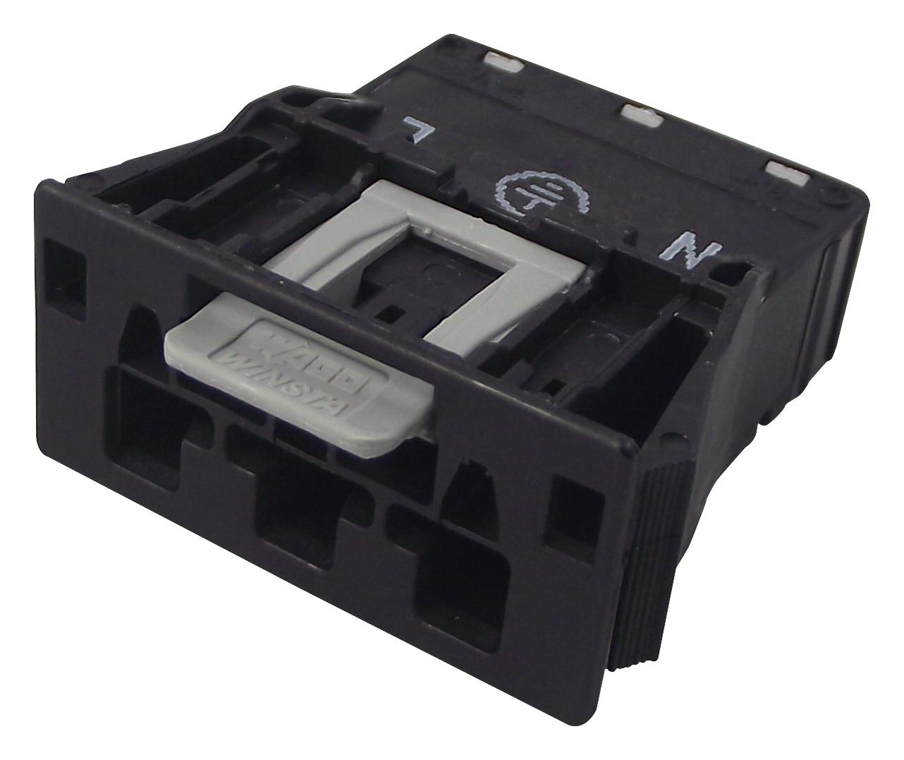 770-713 CONNECTOR, RECTNGLR, PLUG, 3POS, PANEL WAGO