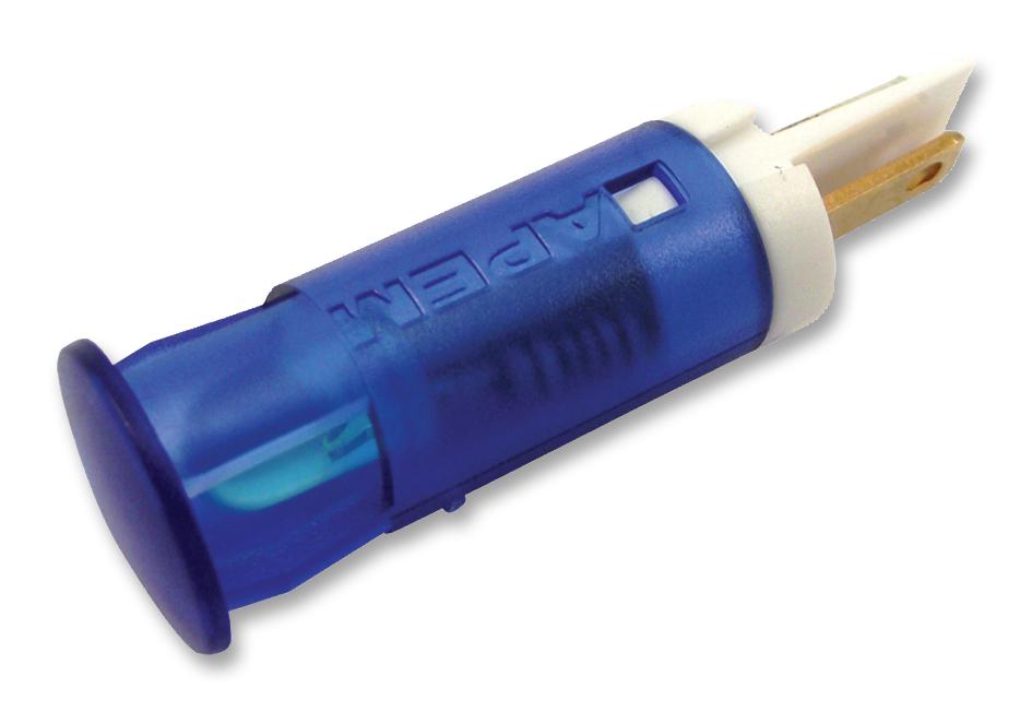 QS101XXHB110 INDICATOR, LED PANEL MNT, 10MM, BLUE APEM