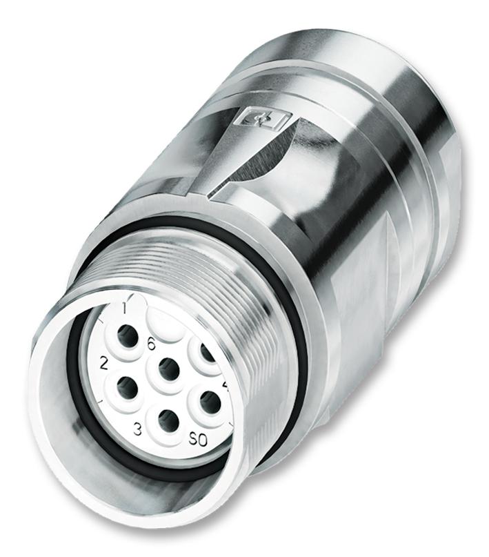 1620168 CIRCULAR CONNECTOR, RCPT, 7POS, CABLE PHOENIX CONTACT