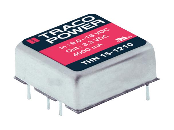 THN 15-2423 DC-DC CONVERTER, 2 O/P, 15W TRACO POWER