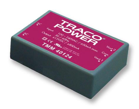 TMM 40105 POWER SUPPLY, AC-DC, MEDICAL, 5V, 8A TRACO POWER