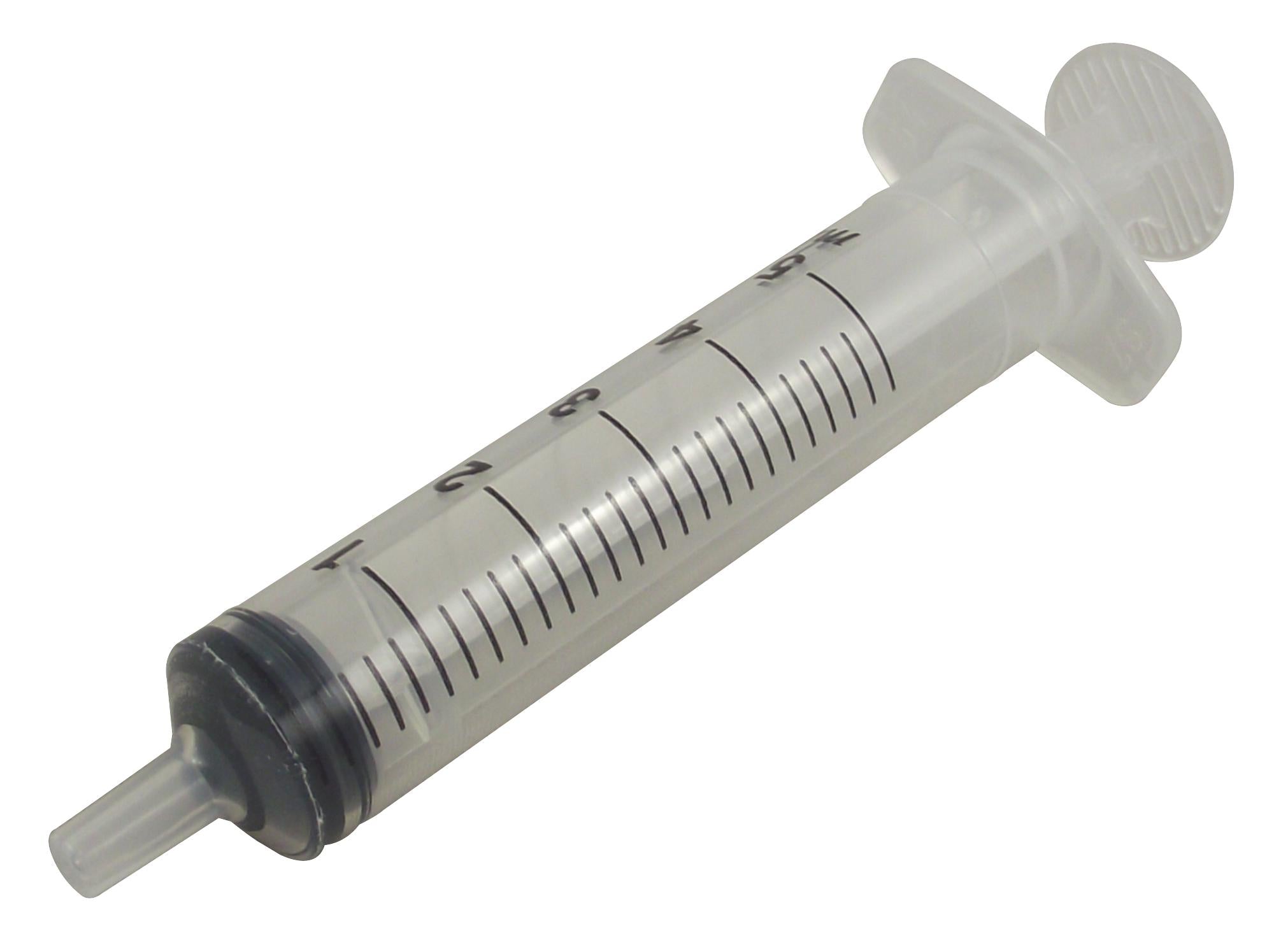 OL1005/20 SYRINGE, 5ML, CURVED TIP, PK20 MODELCRAFT