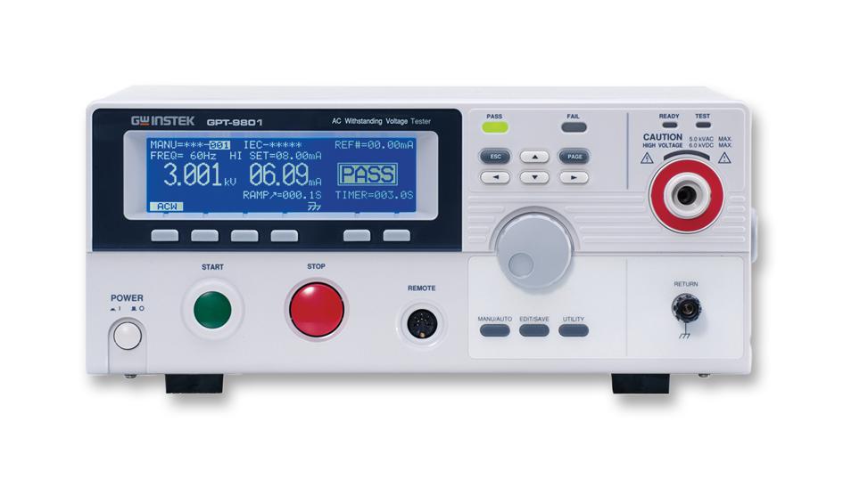 GPT-9801 AC VOLTAGE TESTER, 200VA GW INSTEK