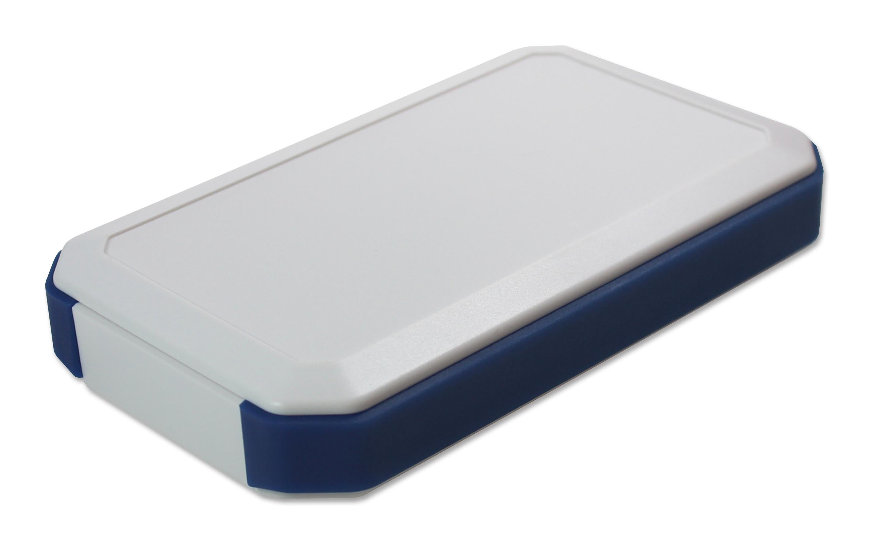 WH145-25-N-WN HANDHELD ENCLOSURE, ABS, WHITE/BLUE TAKACHI