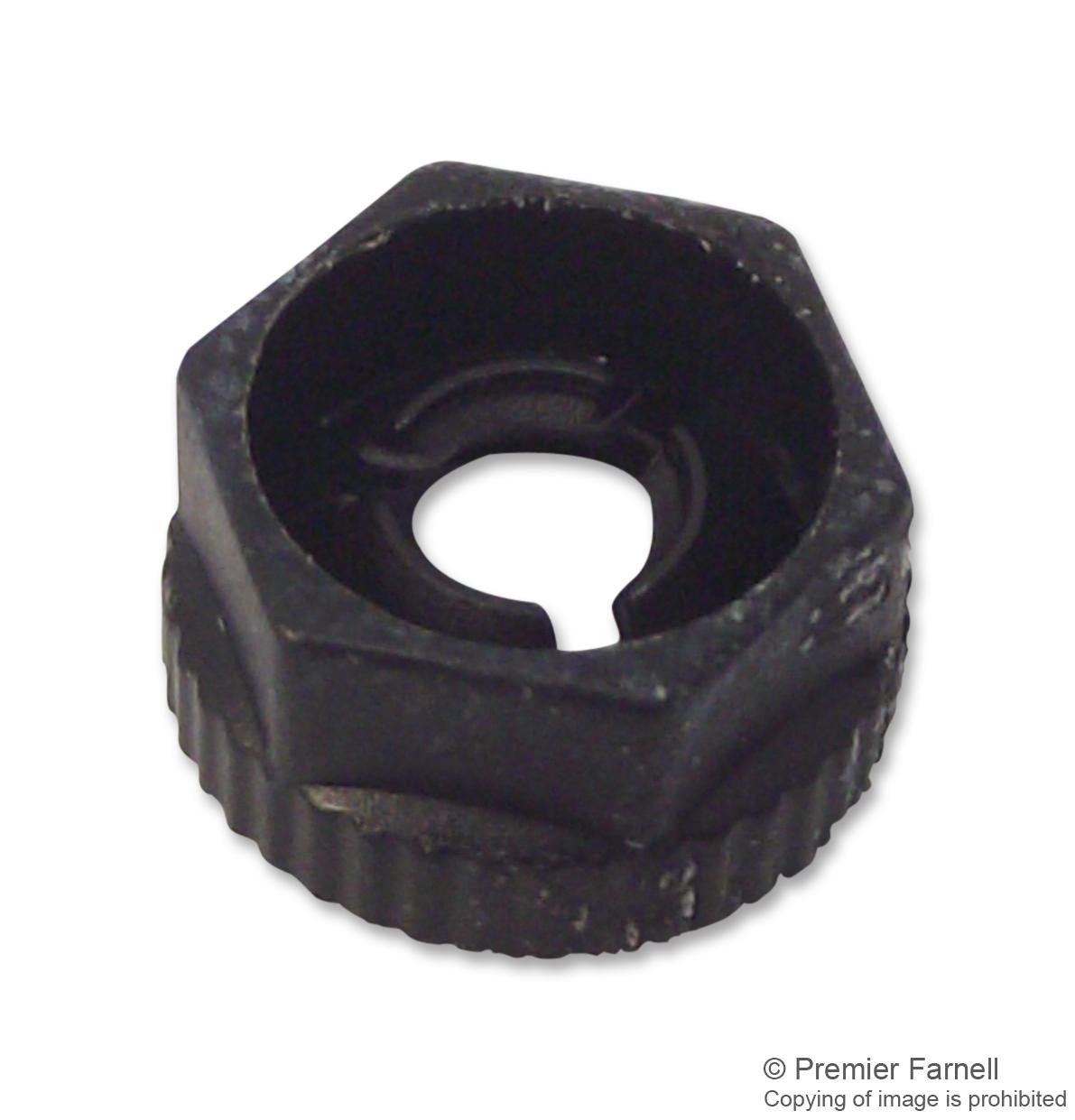 TRKNF 30 M3 CLICK NUT, M3, NYLON 6.6, BLACK, PK100 TR FASTENINGS