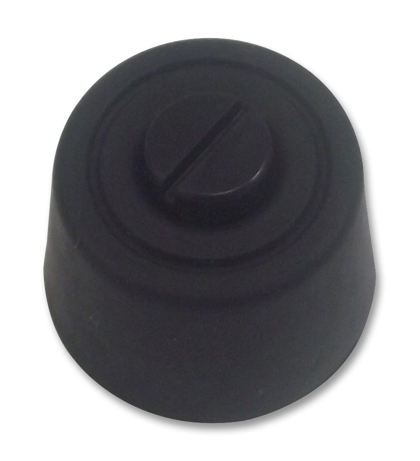 TRFF-001 FEET, RIVET, THERMOPLAST, BLACK, 14MM TR FASTENINGS