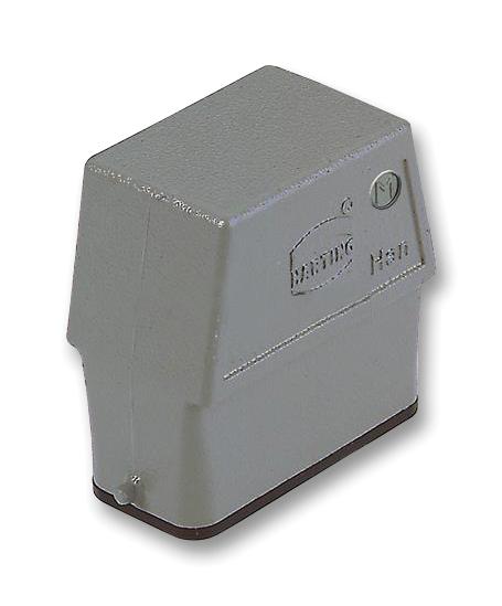 19 20 010 0546 HOOD, 10A, SIDE ENTRY, ALUMINIUM HARTING