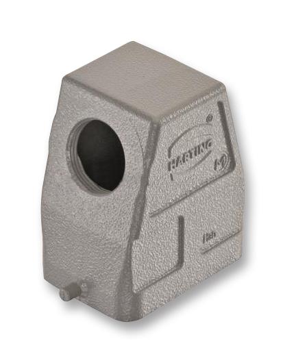 19 30 006 0546 HOOD, 6B, SIDE ENTRY, ALUMINIUM HARTING