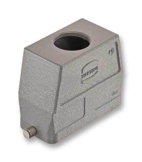 19 30 016 0447 HOOD, 16B, TOP ENTRY, ALUMINIUM HARTING