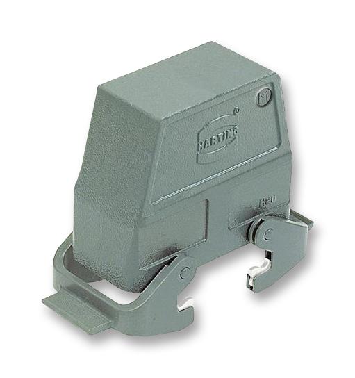 19 30 024 0538 HOOD, 24B, SIDE ENTRY, ALUMINIUM HARTING