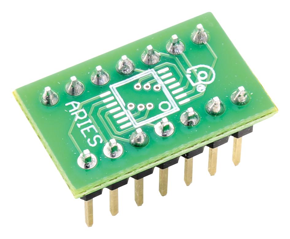 LCQT-TSSOP14 IC ADAPTOR, 14-TSSOP TO DIP, 2.54MM ARIES
