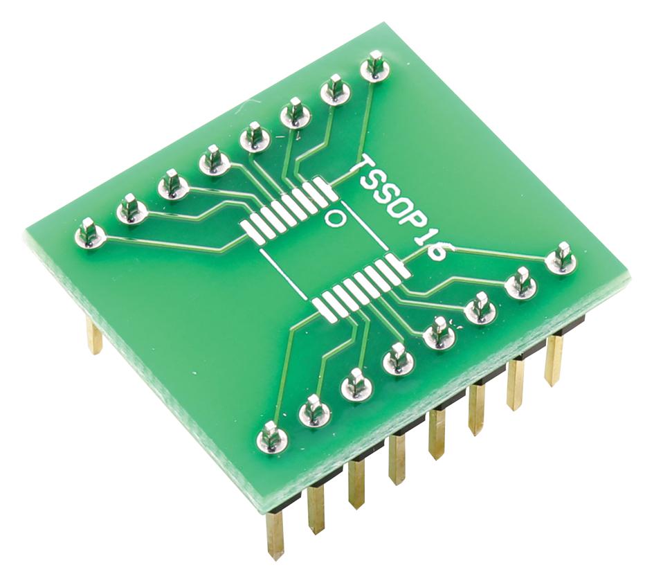 LCQT-TSSOP16 IC ADAPTOR, 16-TSSOP TO DIP, 2.54MM ARIES