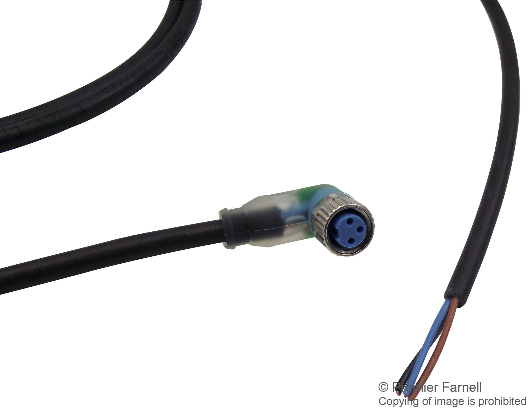 2273012-1 SENSOR CORD, 3P, M8 RCPT-FREE END, 1.5M TE CONNECTIVITY