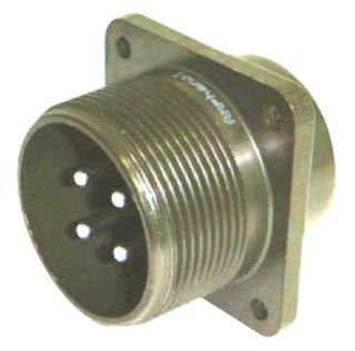 MS3102E20-19P CIRCULAR CONNECTOR, RCPT, 20-19, FLANGE ITT CANNON