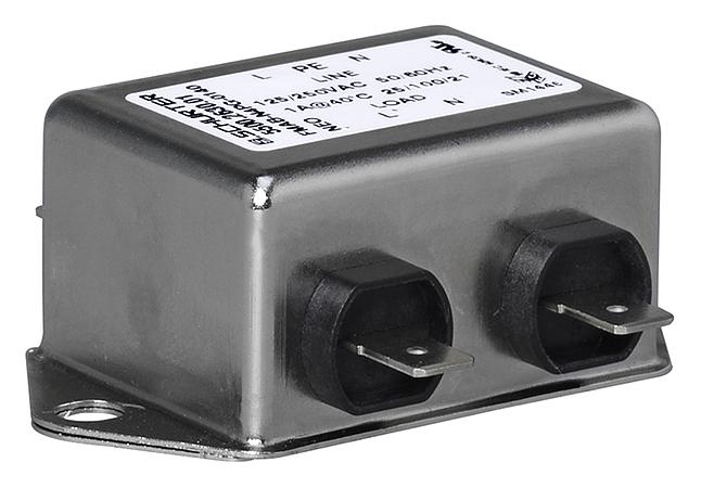 5500.2650.01 POWER LINE FILTER, 1 PHASE, 1A, 250VAC SCHURTER