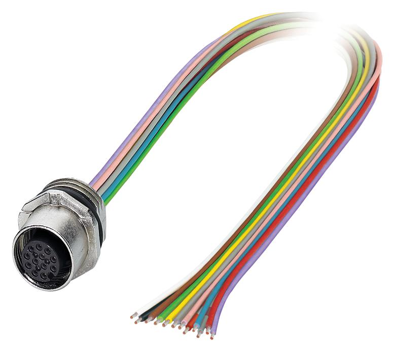 SACC-E-FS-12CON-M16/0,5 SCO SENSOR CORD, 12P, M12 RCPT-FREE END PHOENIX CONTACT