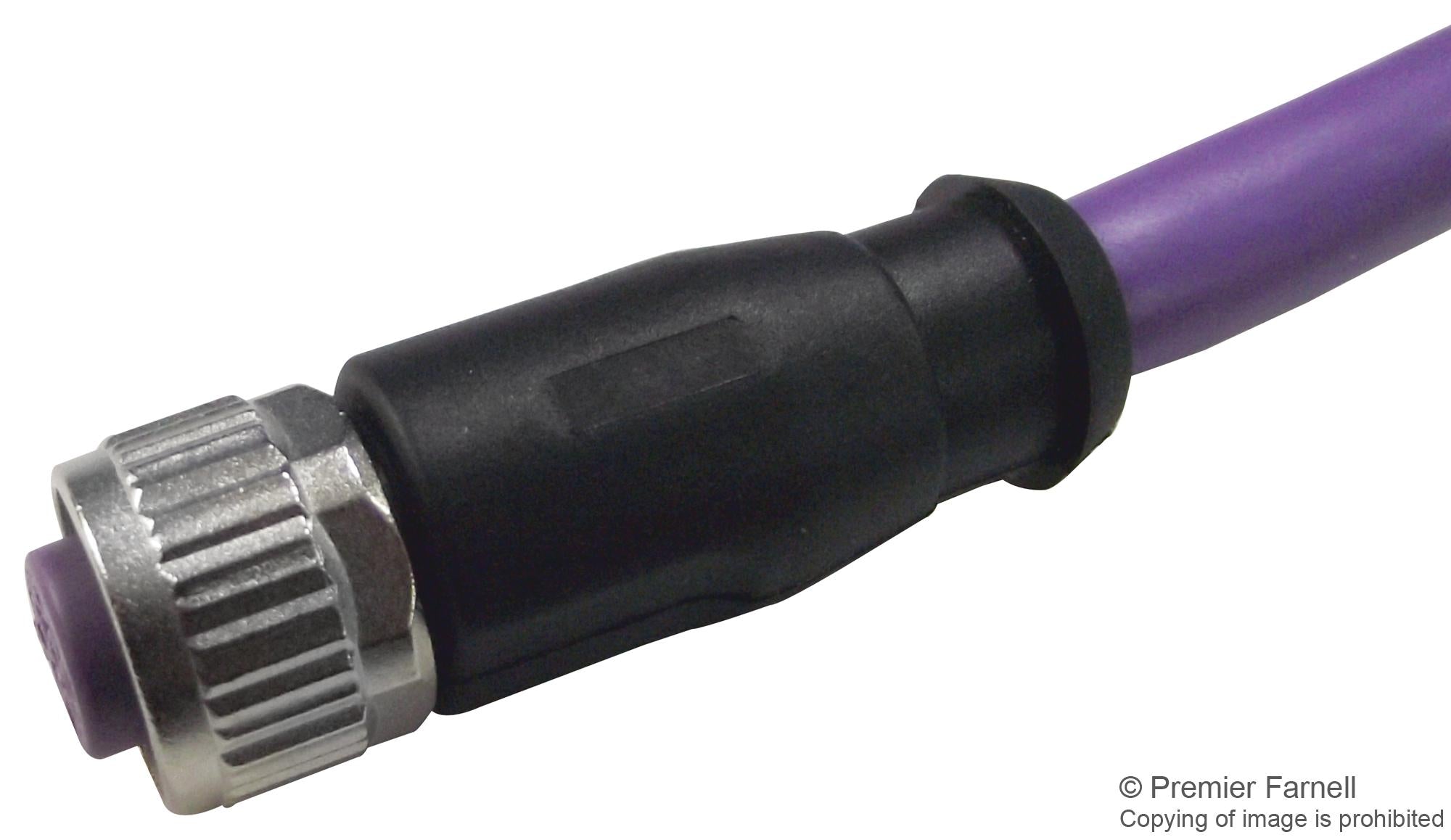 21 34 890 0486 010 SENSOR CORD, 4P, M12 RCPT-FREE END, 1M HARTING