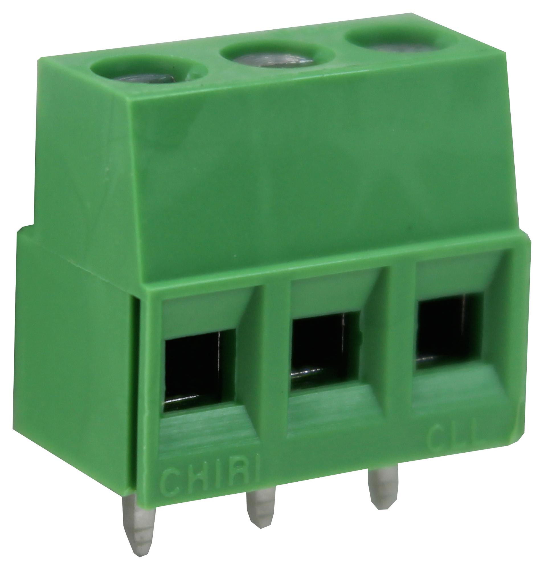 CTB0102/3 TERMINAL BLOCK, WIRE TO BRD, 3POS, 12AWG CAMDENBOSS