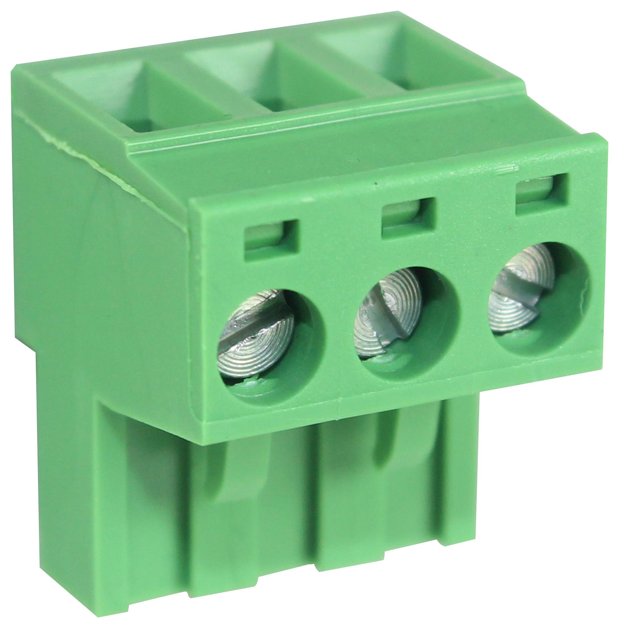 CTB9202/3 TERMINAL BLOCK, PLUGGABLE, 3POS, 12AWG CAMDENBOSS