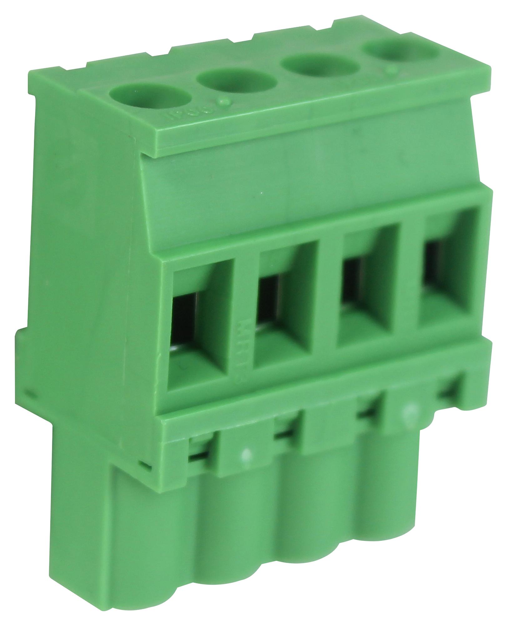 CTB922VG/4S TERMINAL BLOCK, PLUGGABLE, 4POS, 12AWG CAMDENBOSS