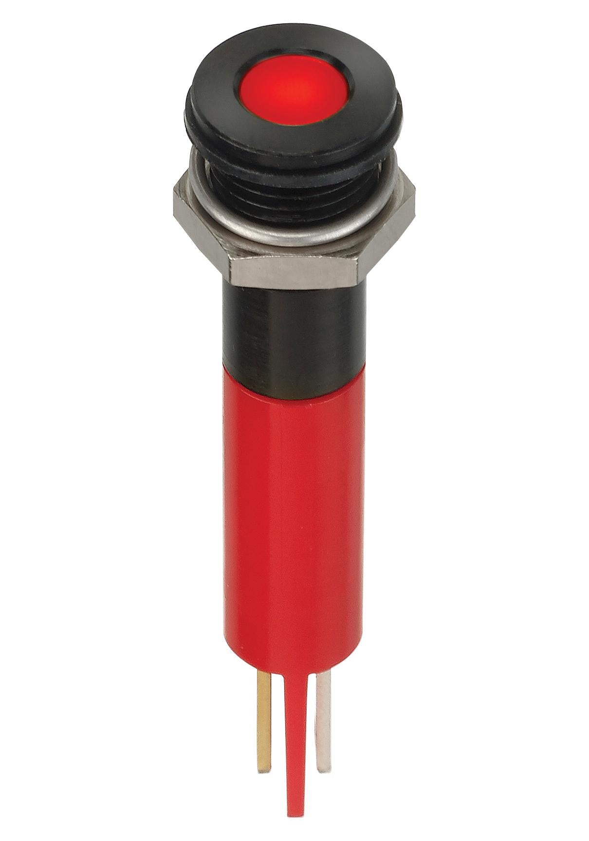 Q8F1BXXHR220E LED INDICATOR, PANEL, 8MM, RED, 220VAC APEM
