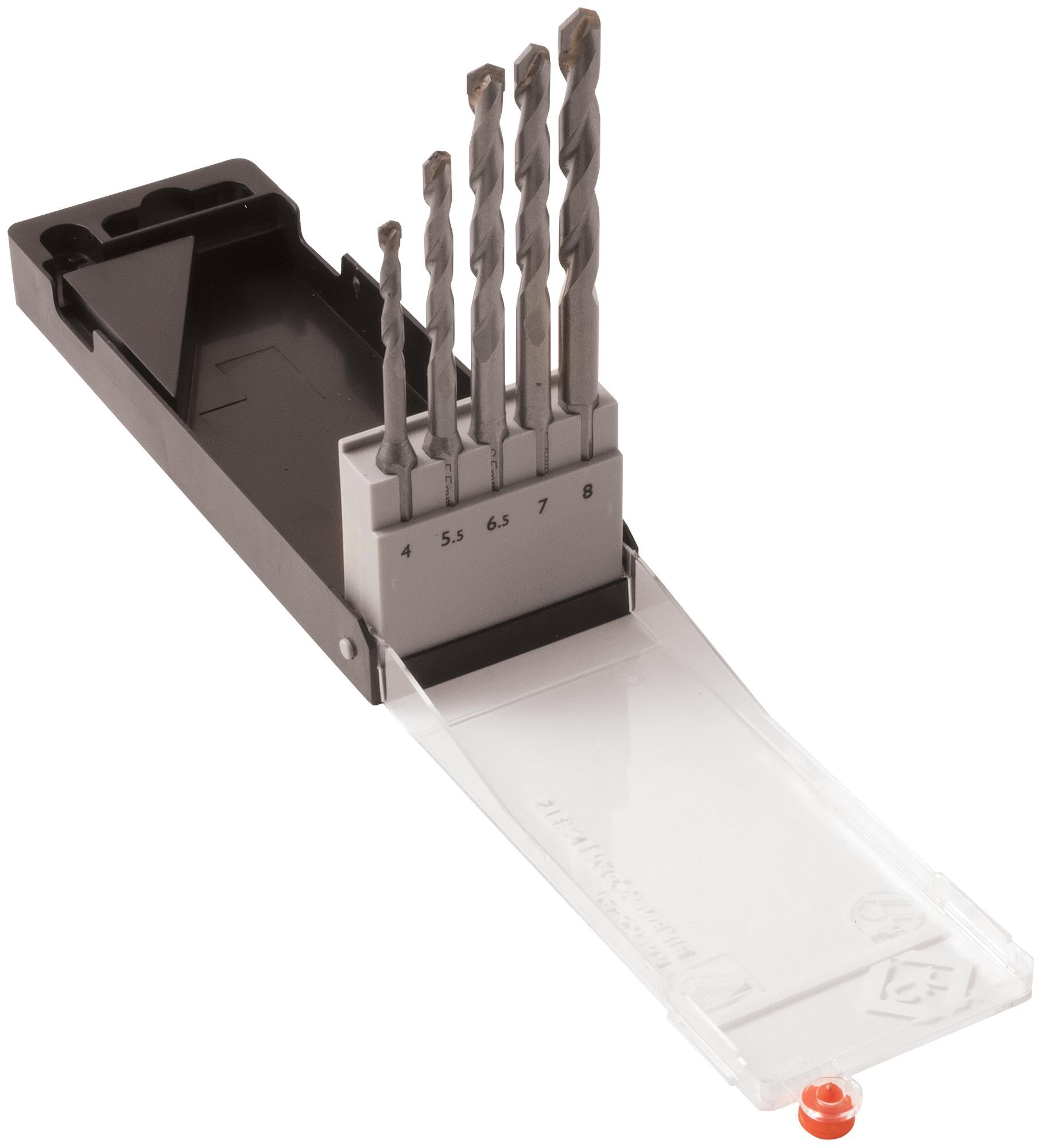 T3111 DRILL BIT SET, 4/5.5/6.5/7/8MM, 5PCS CK TOOLS